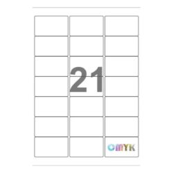 Universal label A4 63,5 x38,1 21*etiket