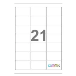 Universal label A4 63,5 x38,1 21*etiket