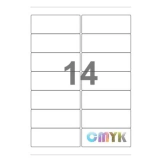 Universal label A4 105 x41 14*etiket