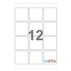 Universal label A4 105 x48 12*etiket