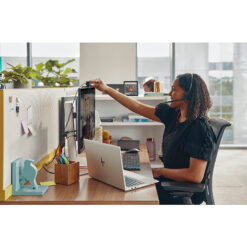 HP Poly Blackwire 3225 Stereo USB-C Headset +3.5mm Plug +USB-C/A Adapter