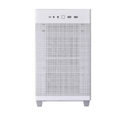 ASUS PRIME AP201 CASE TG WHITE Mini Tower Hvid