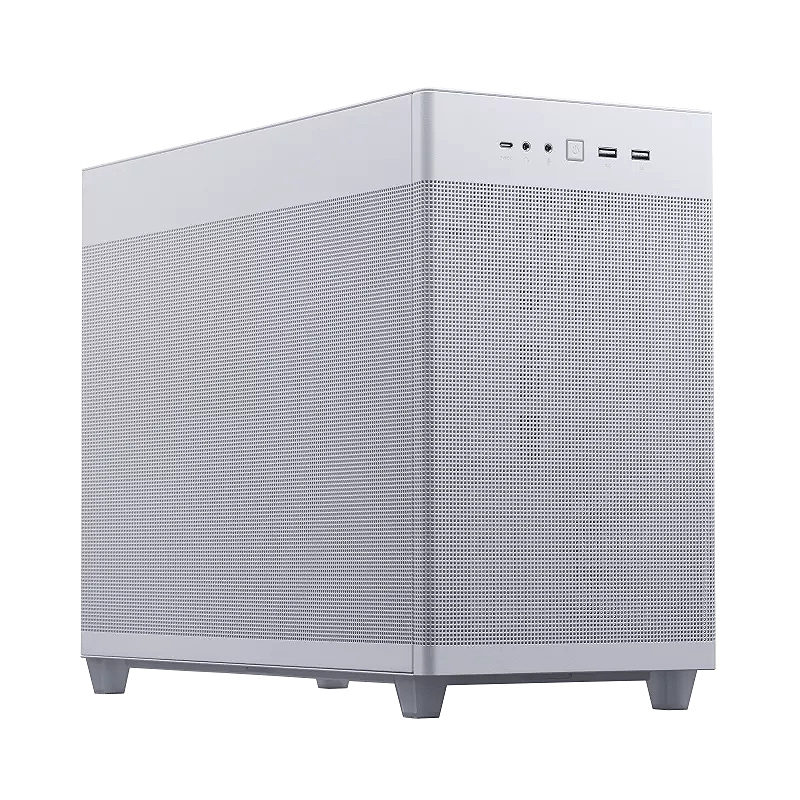 ASUS PRIME AP201 CASE TG WHITE Mini Tower Hvid - Billede 3