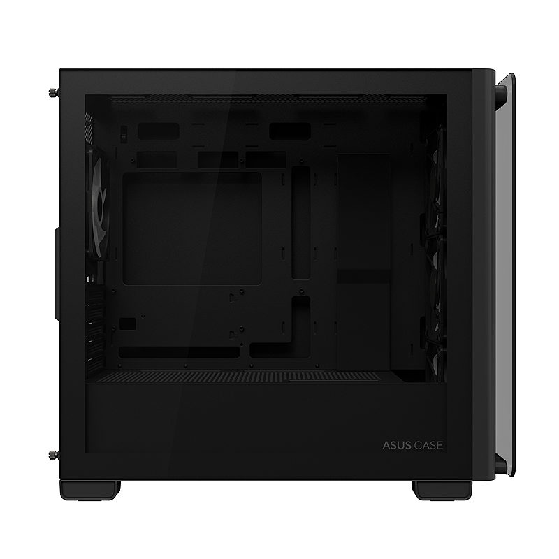 ASUS A23 PLUS TG ARGB BLACK Micro Tower Sort - Billede 2