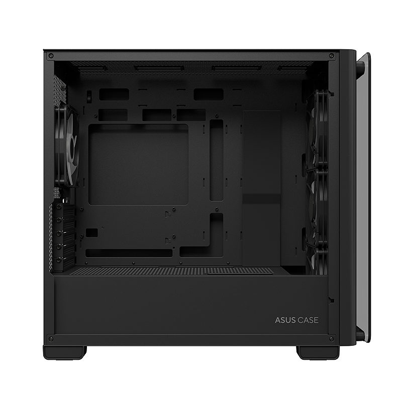 ASUS A23 PLUS TG ARGB BLACK Micro Tower Sort - Billede 3
