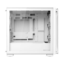 Alternative view of ASUS A23 PLUS TG ARGB WHITE Micro Tower Hvid