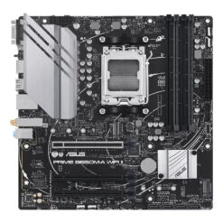 Alternative view of ASUS PRIME B650M-A WIFI II AMD B650 Sokkel AM5 micro ATX