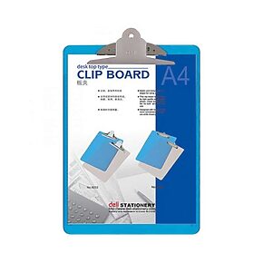 Clipboard A4 i blå plast