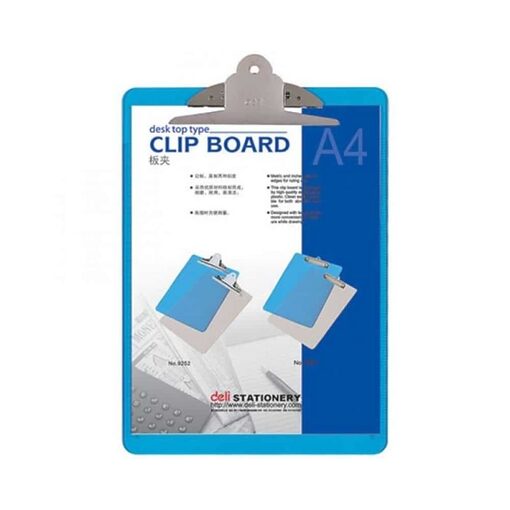 Clipboard A4 i blå plast