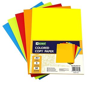 Farvet A4 papir XL sampakke