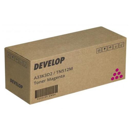 Develop Toner TN-512M für ineo +454/+554 magenta (A33K3D2) - Image 2