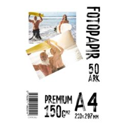 Papir, A4 150g Glossy Premium Foto Papir