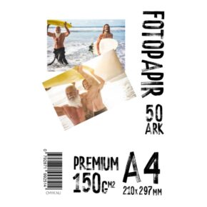 Papir, A4 150g Glossy Premium Foto Papir