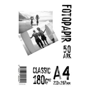 Papir, A4 180g Glossy Foto Papir