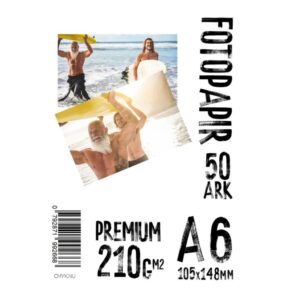 Papir, A6 210g Glossy PremiumFoto Papir