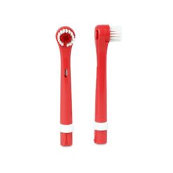 Alternative view of Set of 2 electric toothbrush heads Psi Patrol Marshall - red