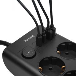 Alternative view of Huslog Flat power strip