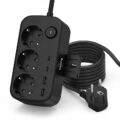 Huslog Power strip with phone holder HUS1056