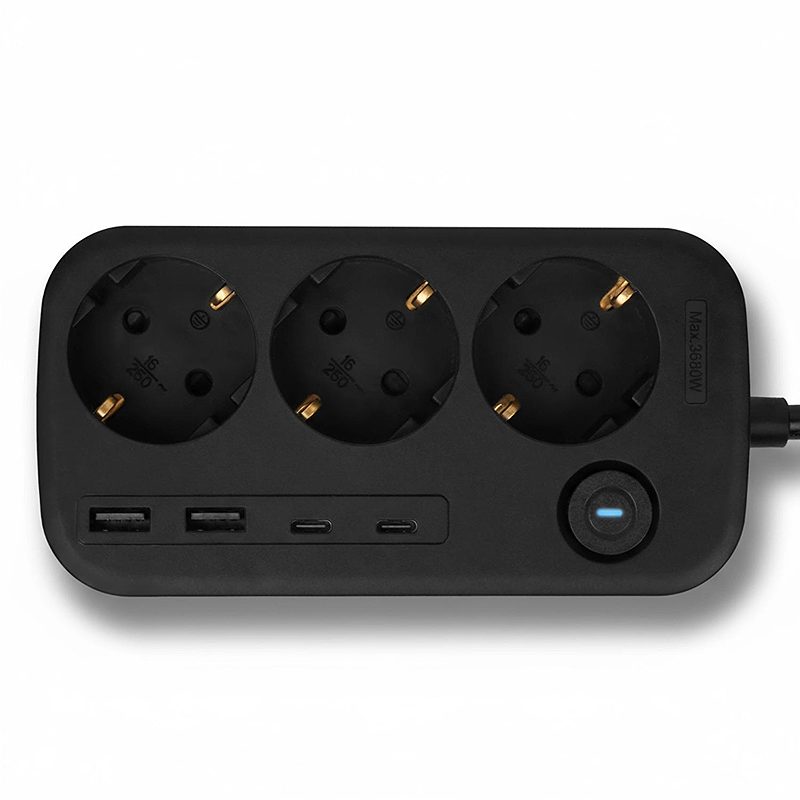 Huslog Power strip with phone holder HUS1056 - Billede 3