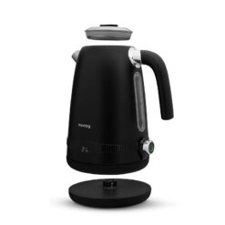Alternative view of Huslog retro kettle with temperature control black 1,7L 2200W