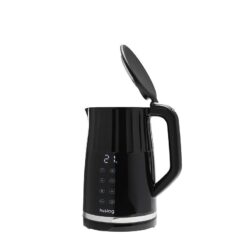 Alternative view of Huslog grooved kettle with touch panel black 1,7L 2200W