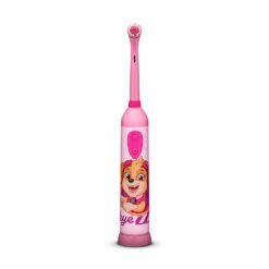 Alternative view of Paw Patrol oscillating children's toothbrush pink pattern 2