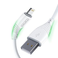 CABLE T-PHOX NATURE LIGHTNING WHITE 1.2M 3A - Billede 4