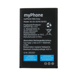 Alternative view of Battery for myPhone Halo Easy 1000mAh