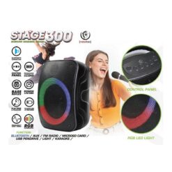 Alternative view of Rebeltec Bluetooth speaker STAGE 300 black