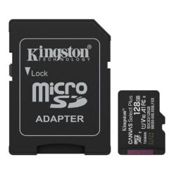 Kingston memory card 128GB microSDXC Canvas Select Plus Gen3 150MB/s A1 Card + Adapter