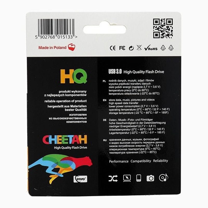 Imro pendrive 16GB USB 3.0 Cheetah - Billede 3