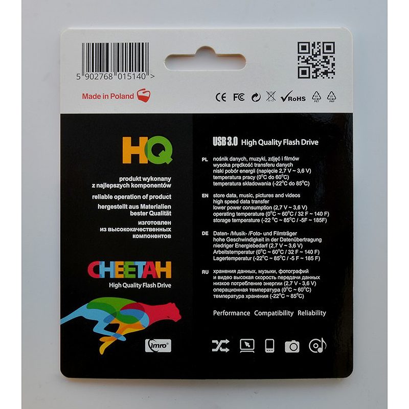 Imro pendrive 32GB USB 3.0 Cheetah - Billede 3