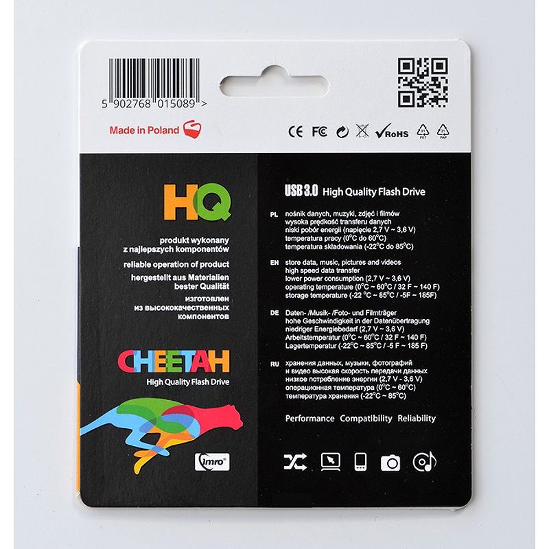 Imro pendrive 8GB USB 3.0 Cheetah - Billede 3