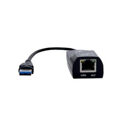 Alternative view of Akyga adapter with cable AK-AD-31 network card USB A (m) / RJ45 (f) 10/100/1000 ver. 3.0 15cm