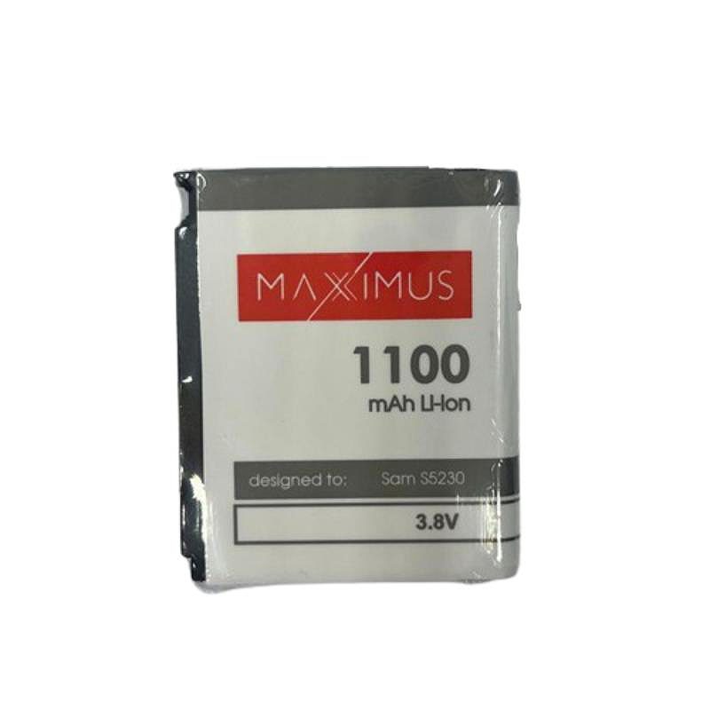 BATTERY MAXXINUS SAMSUNG S5230 1100mAh LI-ION