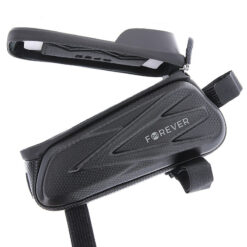 Waterproof bike frame bag with shell sides and phone holder Forever Outdoor black - Billede 3
