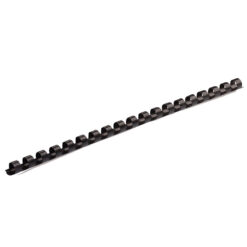 Plast Spiralryg 100st 6mm Sort