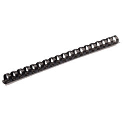 Plast Spiralryg 100st 16mm Sort