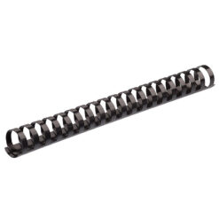 Plast Spiralryg 50st 28mm Sort