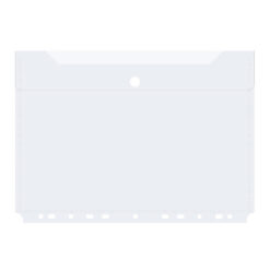Kuvertmappe A4 Hullet Transparent