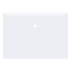 Kuvertmappe A4 Uhullet Transparent