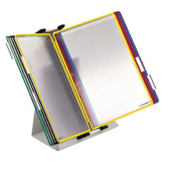 Tarifold Bord Display A4 10 Lommer Assorterede Farver