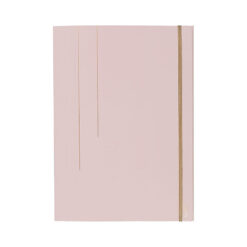 KOZO A4 Elastikmappe Papp Dusty Pink
