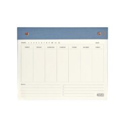 KOZO Ugeplanner 25x20cm Premium Denim