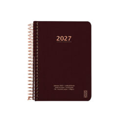 KOZO Kalender 2027 A6 Uge per opslag Coffee
