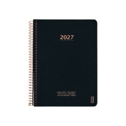 KOZO Kalender 2027 A5 Uge per opslag Black