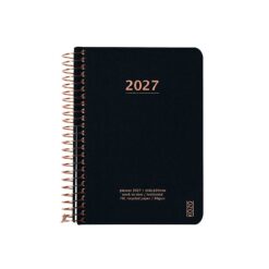 KOZO Kalender 2027 A6 Uge per Opslag Black