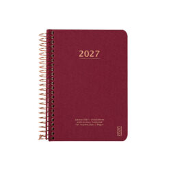 KOZO Kalender 2027 A6 Uge per opslag Berry