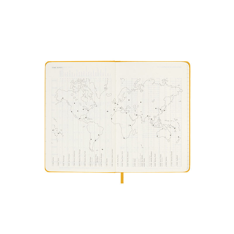 Classic Hard 12M Week Note Pocket Orange Gul 2023 - Billede 3
