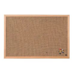 Opslagstavle Hessian Træramme 60x40cm